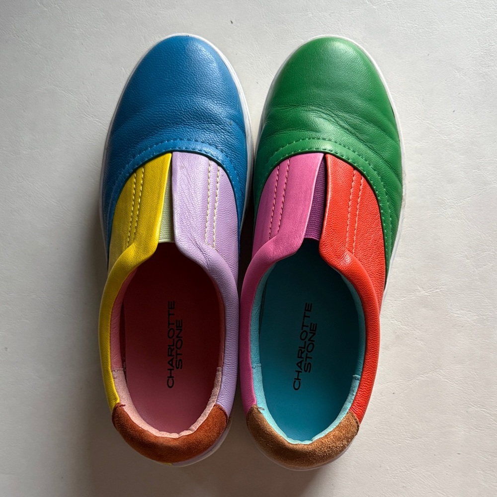 Charlotte Stone Multicolor Slip-On Sneakers